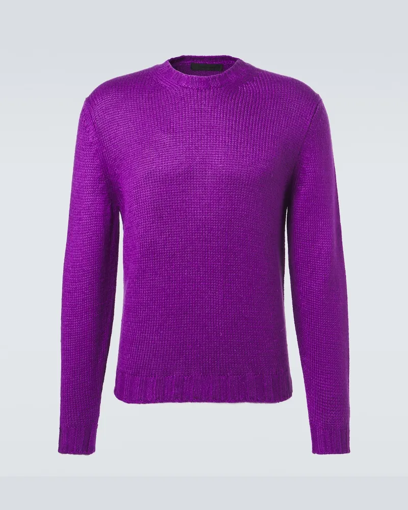 SAMAN AMEL Pullover Gio in seta Viola