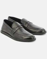 The Row Mocassini Cary in pelle Nero