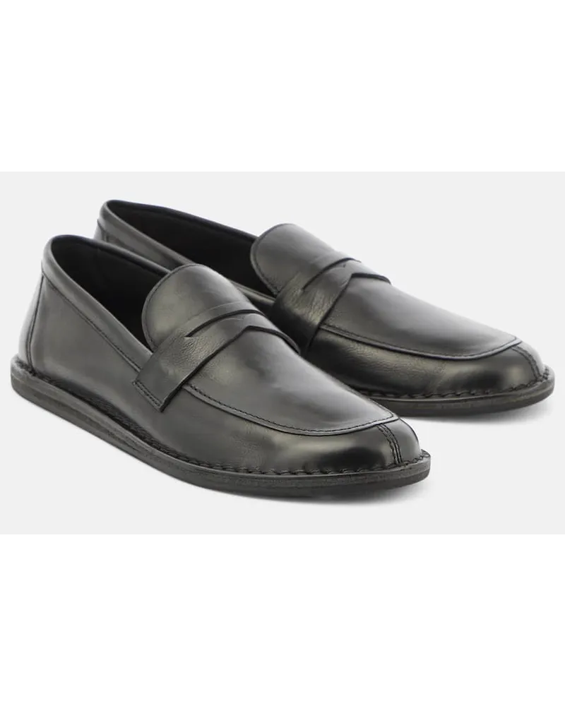 The Row Mocassini Cary in pelle Nero