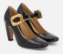 Pumps Mary Jane Mostra in pelle