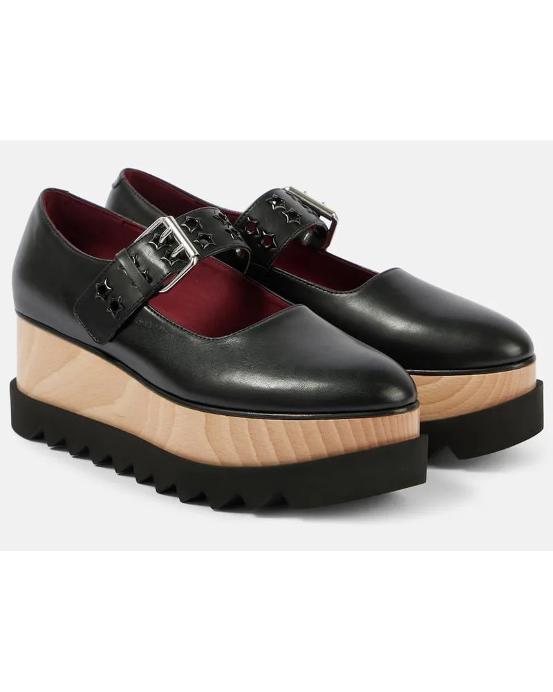 Stella McCartney Sneakers Elyse Eco Alter Mat in pelle Nero