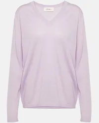 Lisa Yang Pullover Jane in cashmere Viola