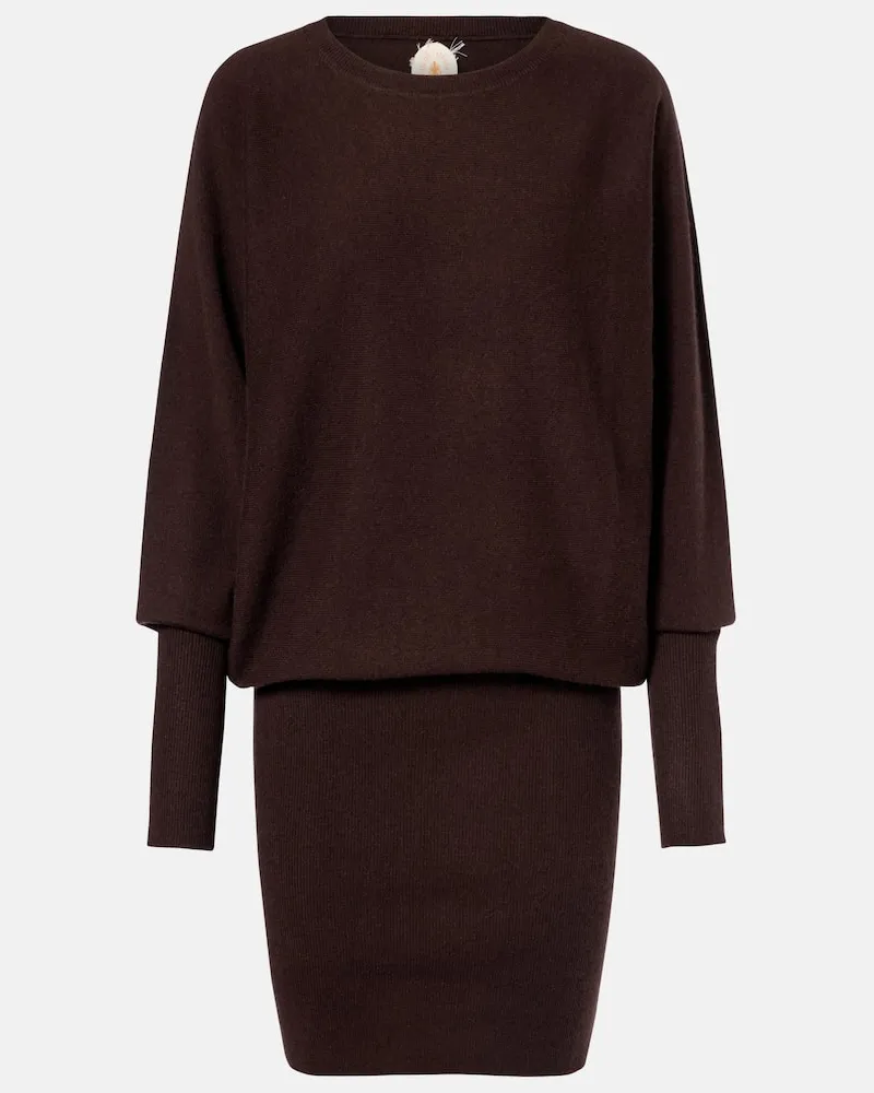 Jardin des Orangers Abito in lana e cashmere Marrone