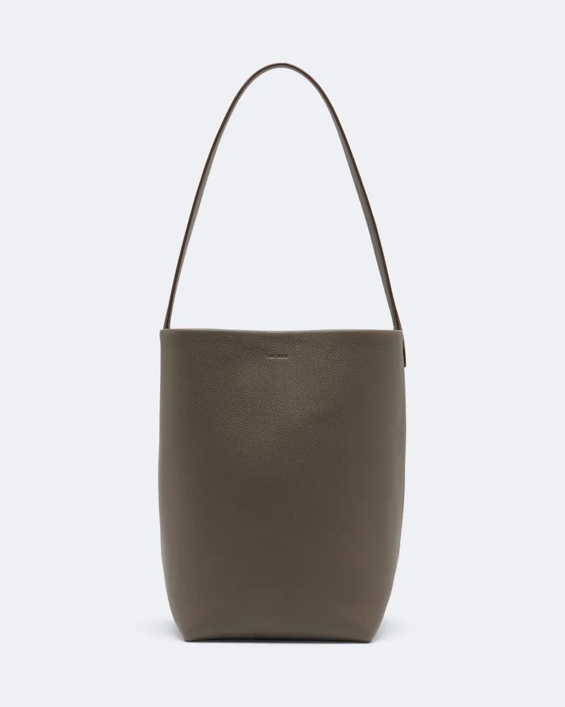 The Row Shopper N/S Park Medium in pelle Marrone