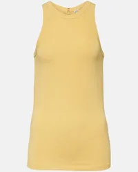 Totême Tank top in jersey Giallo