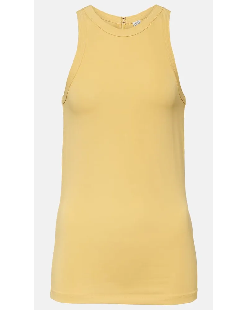 Totême Tank top in jersey Giallo