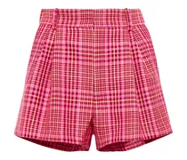 Shorts in misto lana a quadri