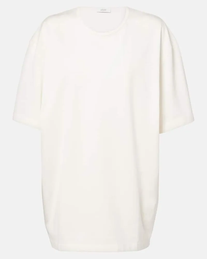 Christophe Lemaire T-shirt in jersey di cotone Bianco