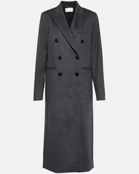 Victoria Beckham Cappotto doppiopetto in lana mélange Grigio