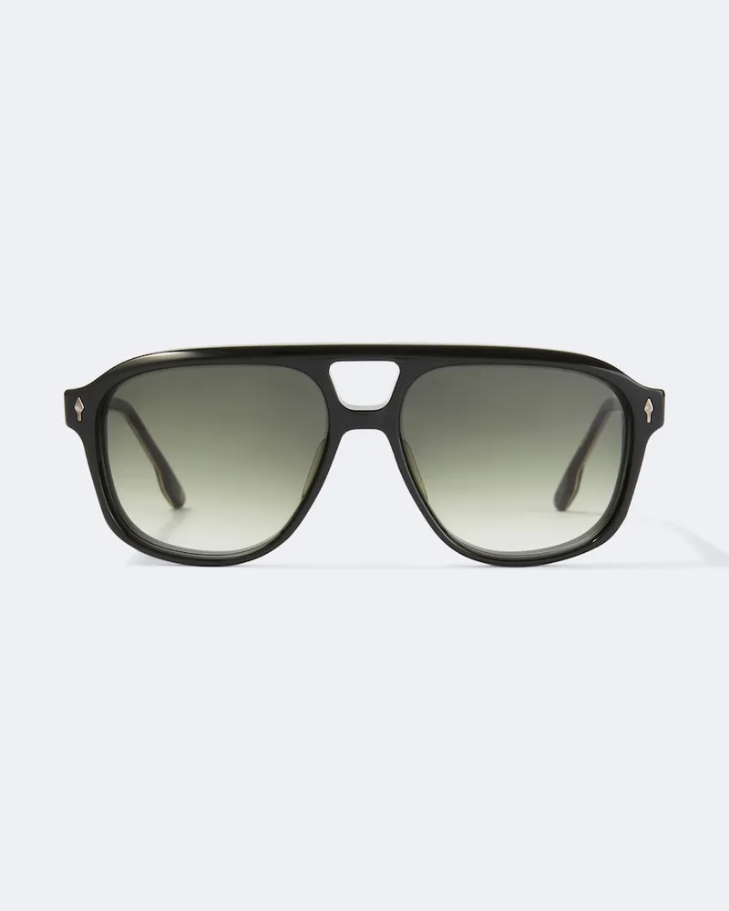 Jacques Marie Mage Occhiali da sole Leonard aviator Verde