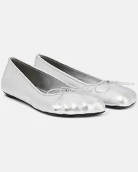 Balenciaga Ballerine Fetish in pelle Argento