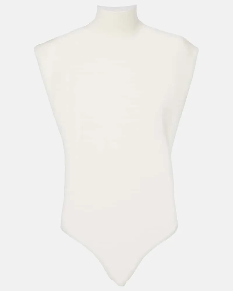 Alaïa Alaïa Body in lana Bianco