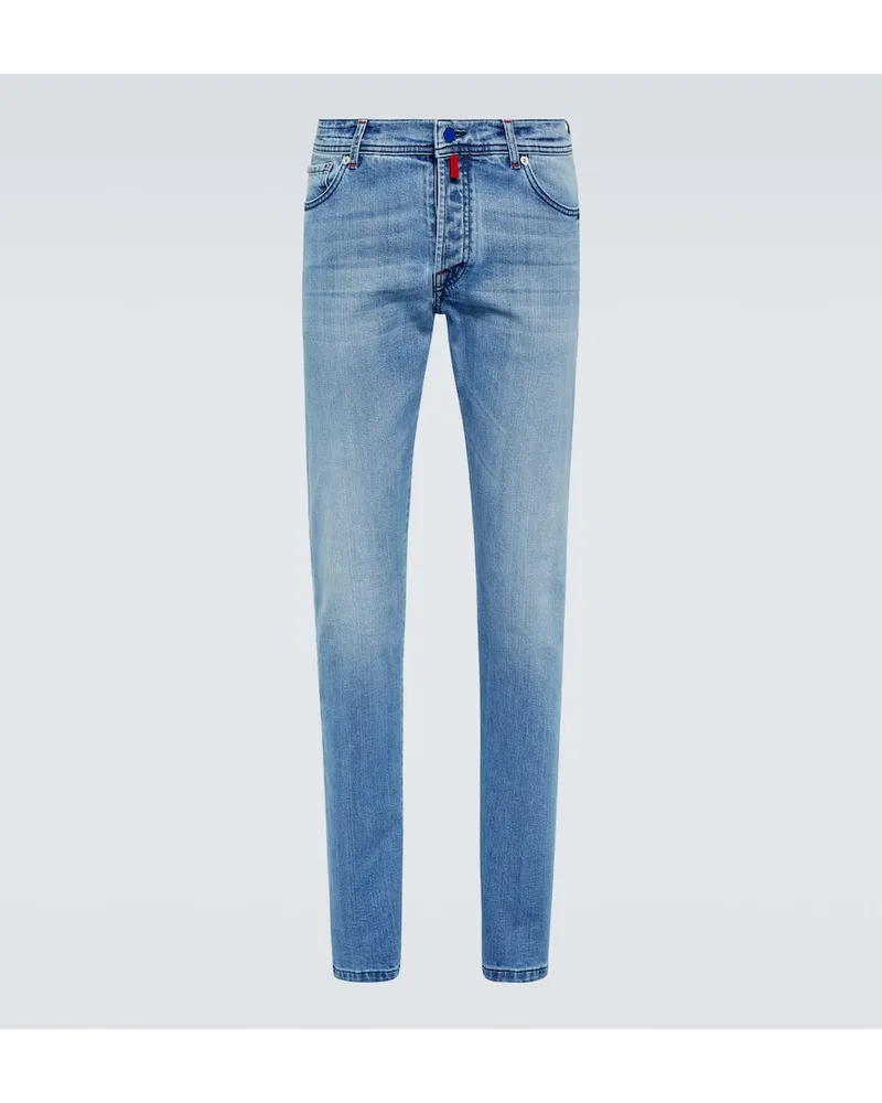 Kiton Jeans skinny Blu