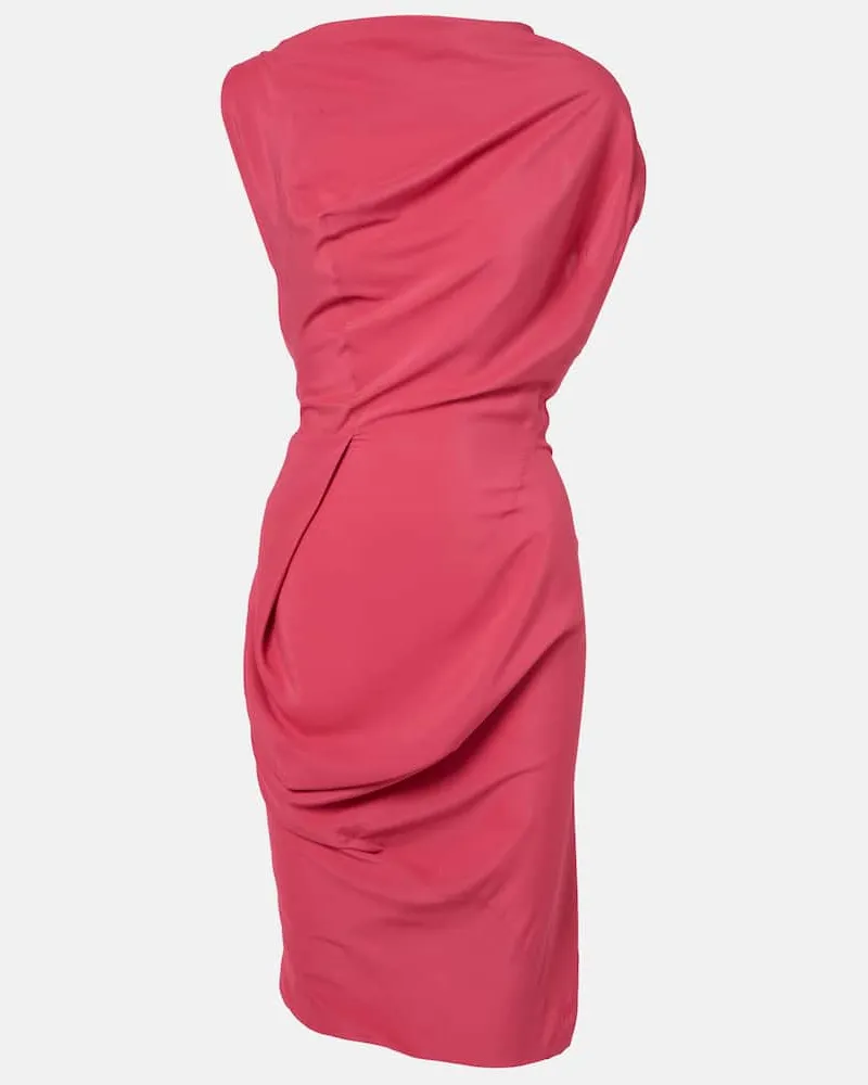 Vivienne Westwood Abito midi Fond drappeggiato Rosa