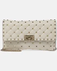 Valentino Garavani Borsa a spalla Rockstud Spike Small in pelle Bianco