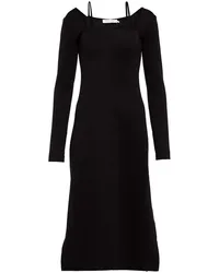 Proenza Schouler Abito midi in jersey Nero