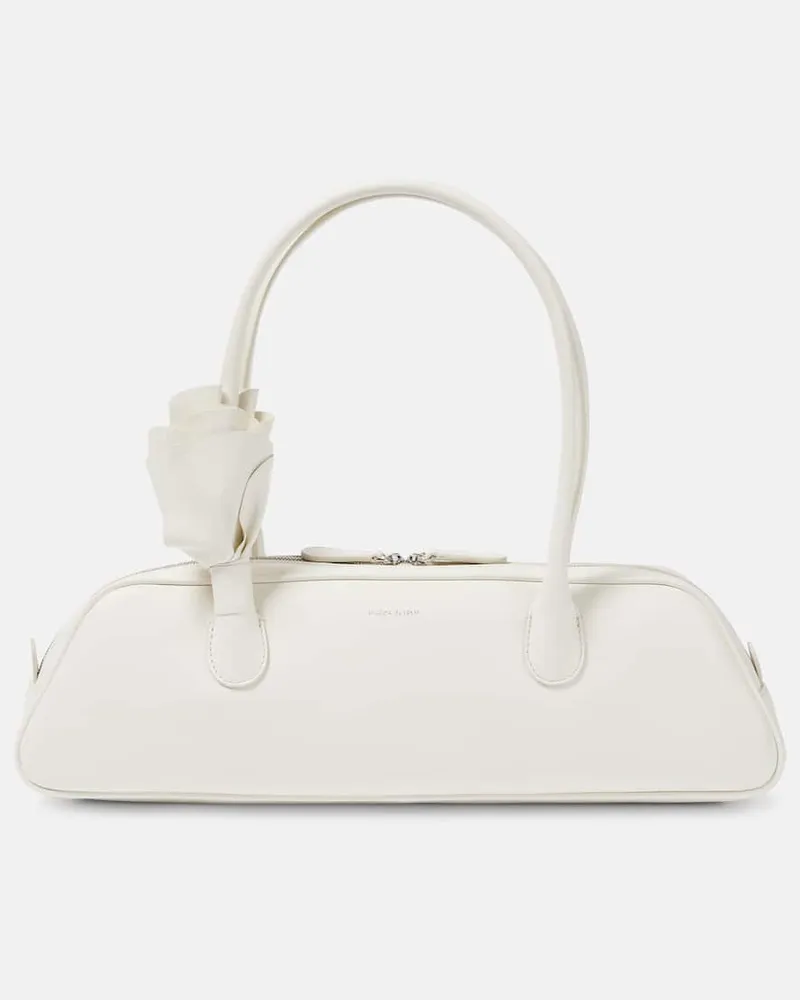 Magda Butrym Borsa a spalla Brigitte in pelle Bianco