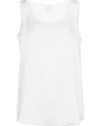 Max Mara Leisure - Tank top Pan in seta stretch Bianco