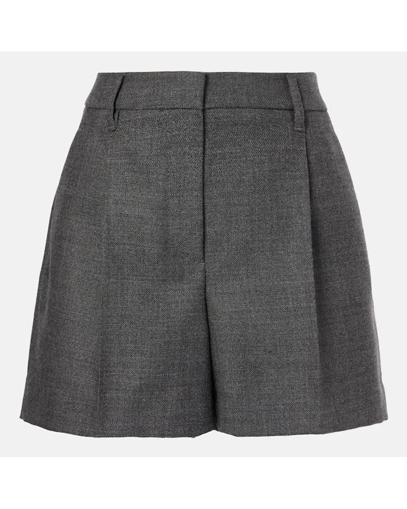 Brunello Cucinelli Shorts in lana Grigio