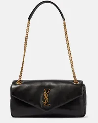 Saint Laurent Borsa a spalla Calypso Small in pelle Nero