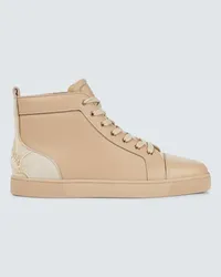 Christian Louboutin Sneakers Fun Louis in pelle Beige