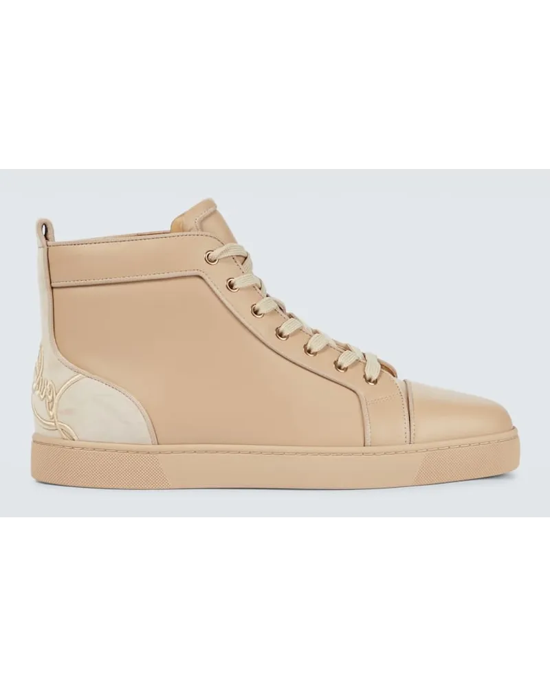 Christian Louboutin Sneakers Fun Louis in pelle Beige