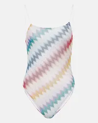 Missoni Costume intero a zig-zag Multicolore