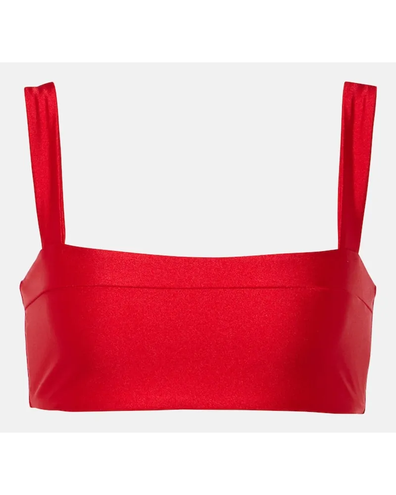 JADE SWIM Top bikini Coast Rosso