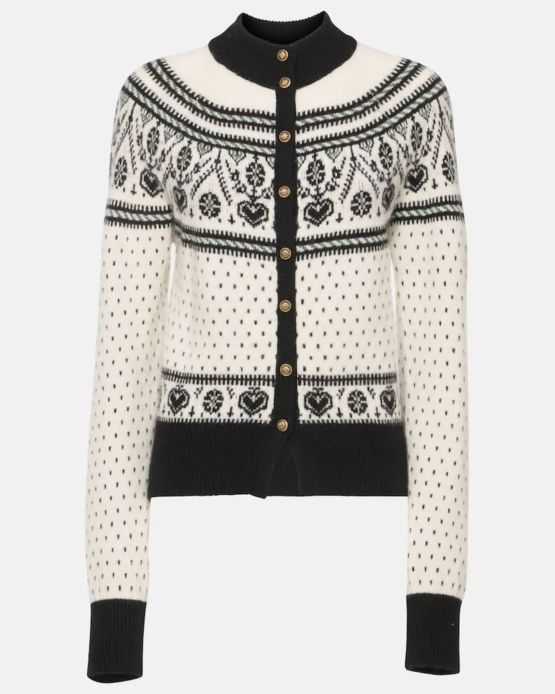KHAITE Cardigan Marc in jacquard Multicolore