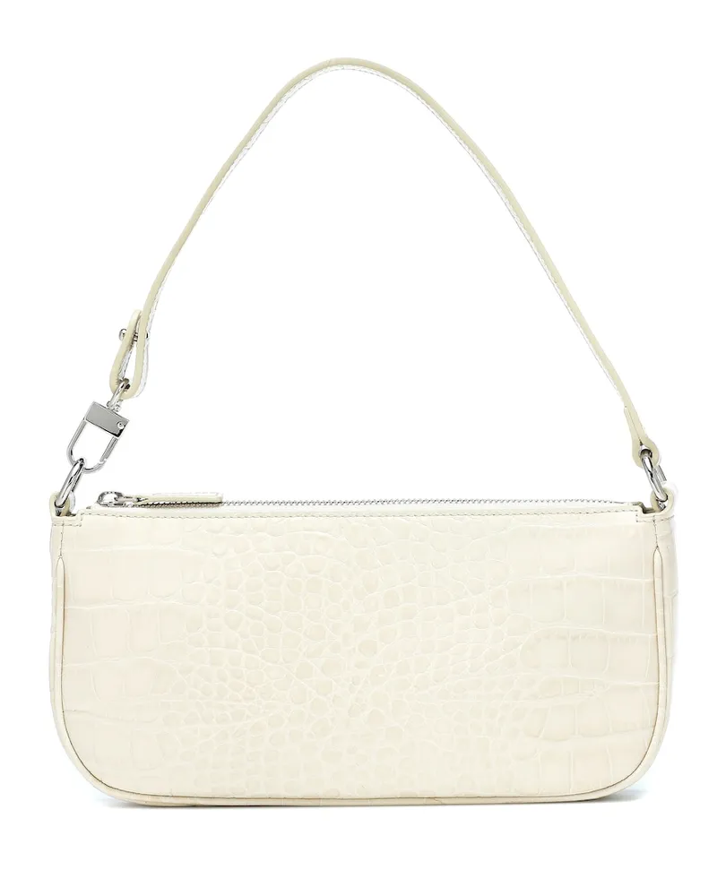 by FAR Borsa Rachel in pelle stampata Beige