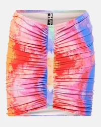 Reina Olga Minigonna tie-dye Geraldina Multicolore