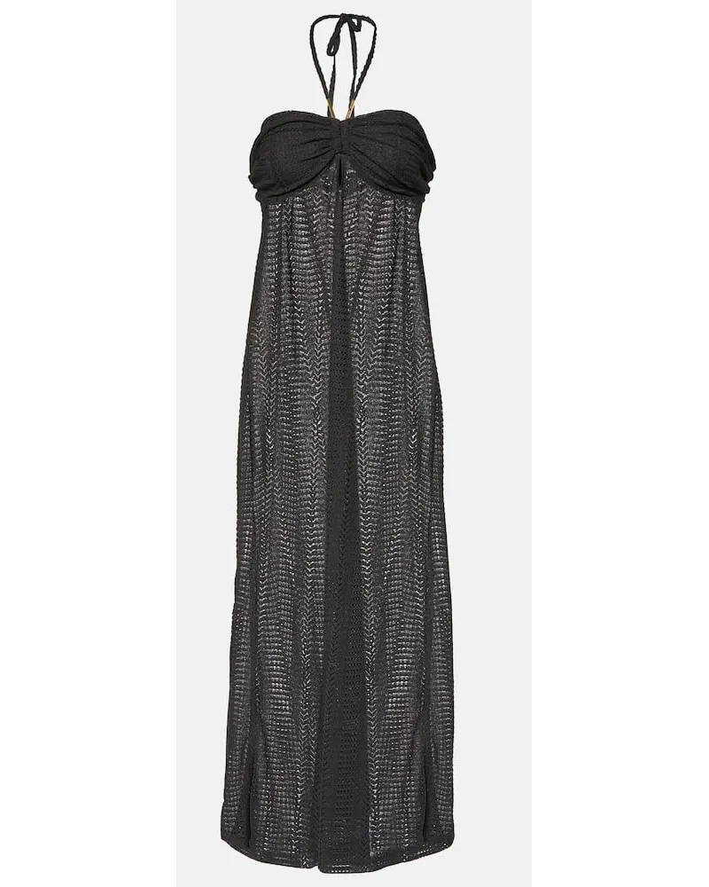 Melissa Odabash Abito lungo Mila in maglia Nero