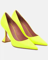 Amina Muaddi Pumps Ami in pelle Giallo