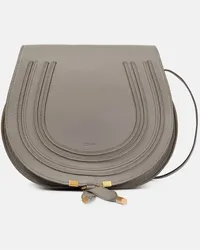 Chloé Chloé Borsa a tracolla Marcie Medium in pelle Grigio