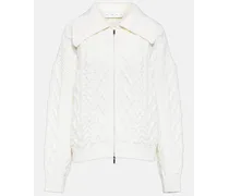 White Label - Cardigan in lana a trecce