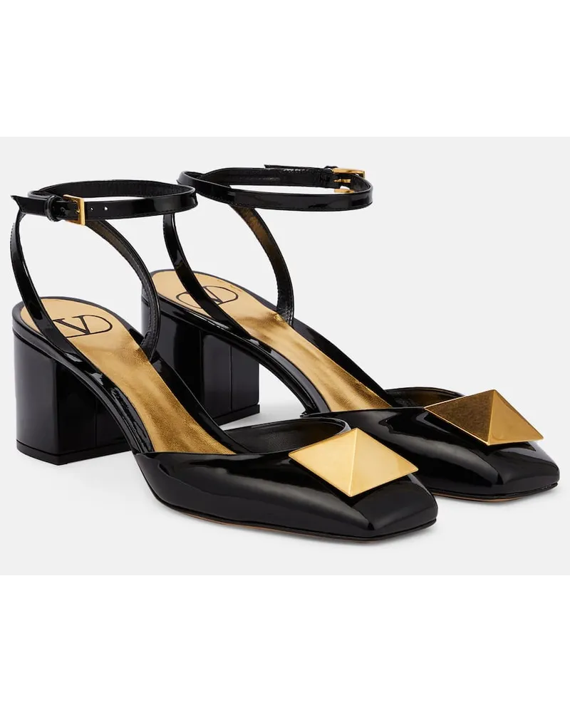 Valentino Garavani Pumps slingback One Stud in vernice Nero