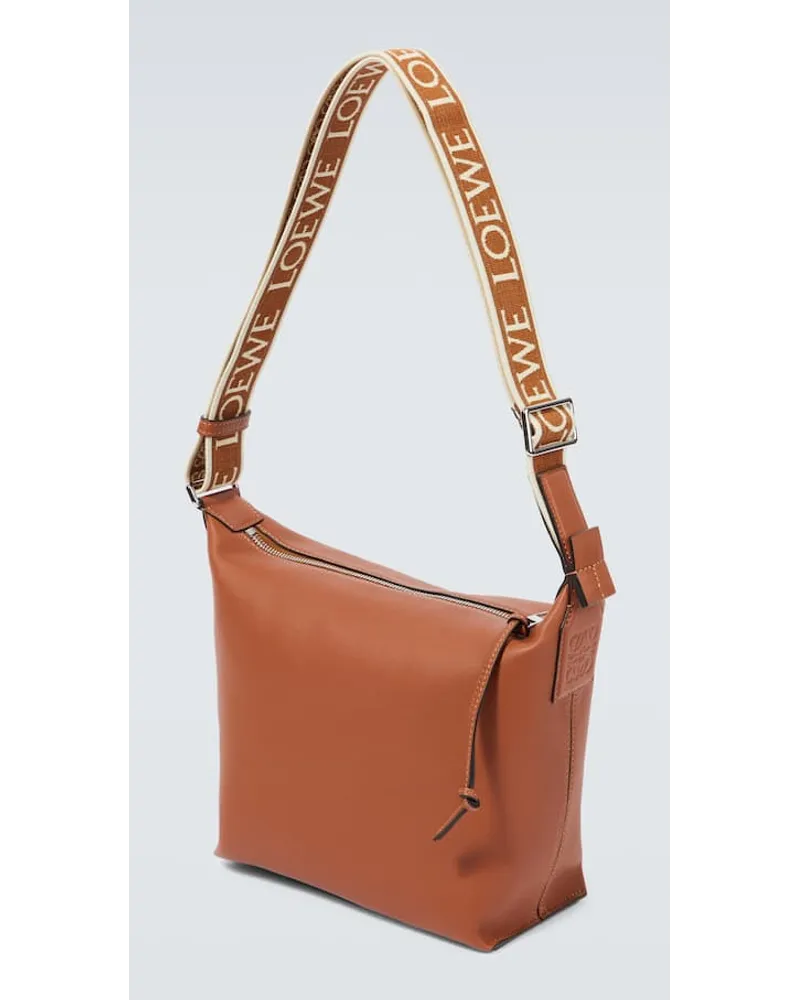 Loewe Borsa a tracolla Cubi Small in pelle Marrone