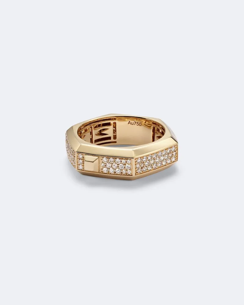 Messika Anello Moderniste in oro 18kt con diamanti Oro