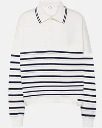 The Upside Polo Wonder in cotone a righe Bianco