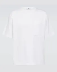 Stone Island T-shirt in jersey di cotone Bianco