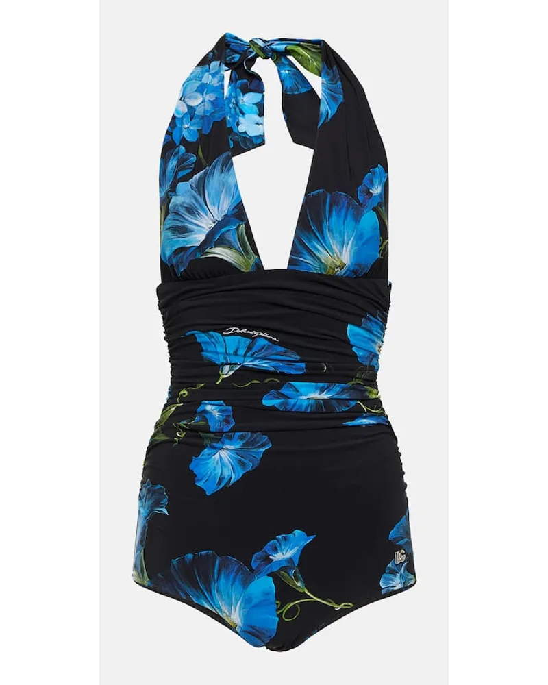 Dolce & Gabbana Costume intero con scollo allâamericana Multicolore