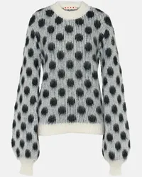 Marni Pullover in jacquard a pois Multicolore