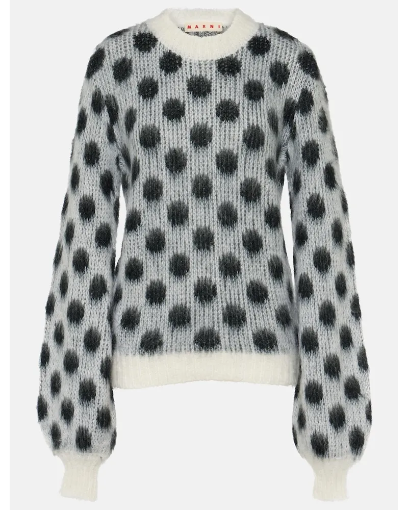 Marni Pullover in jacquard a pois Multicolore