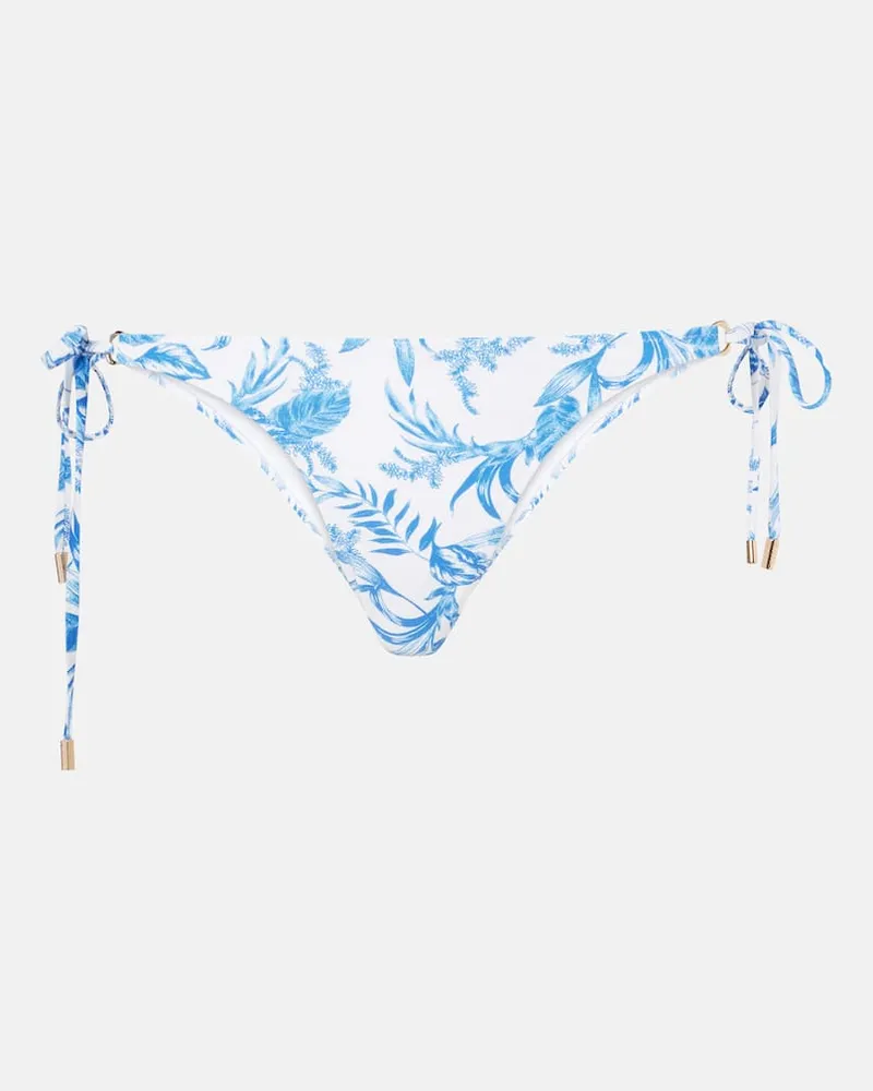 Melissa Odabash Slip bikini Key West con stampa Blu