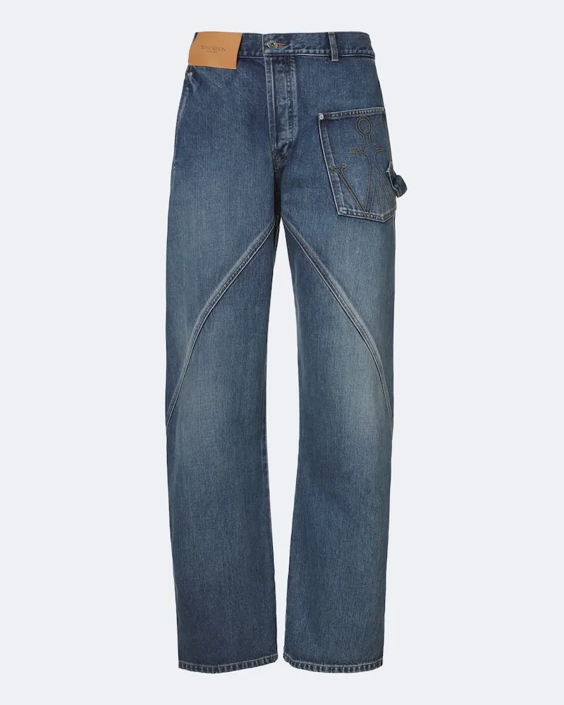 J.W.Anderson Jeans Twisted Workwear Blu