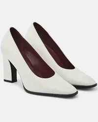 The Row Pumps in pelle Bianco