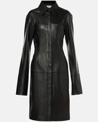 SPORTMAX Cappotto Oidio in pelle Nero