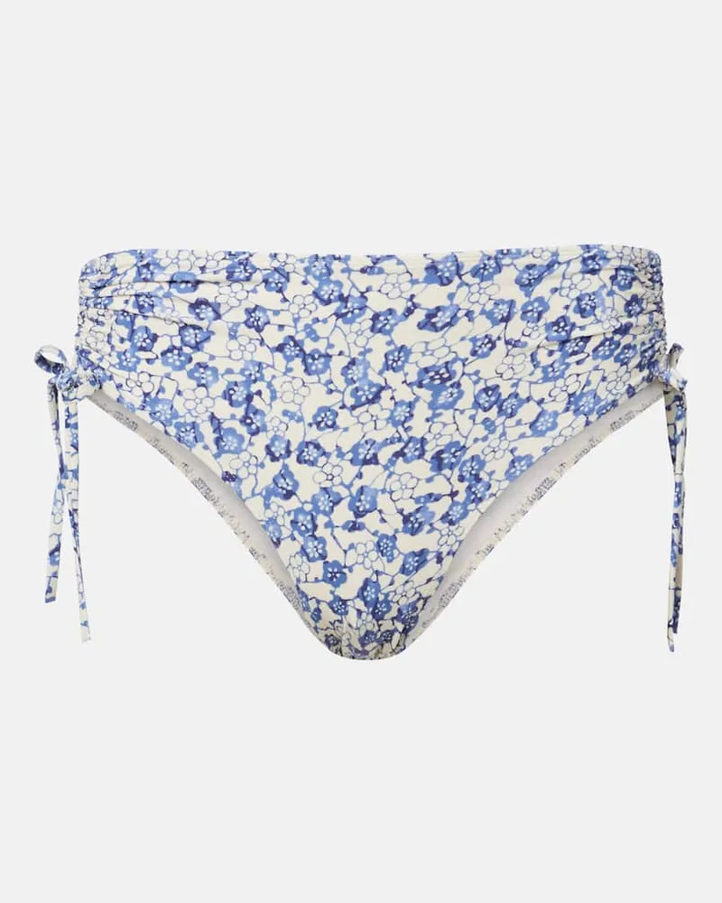 Isabel Marant Slip bikini con stampa Blu
