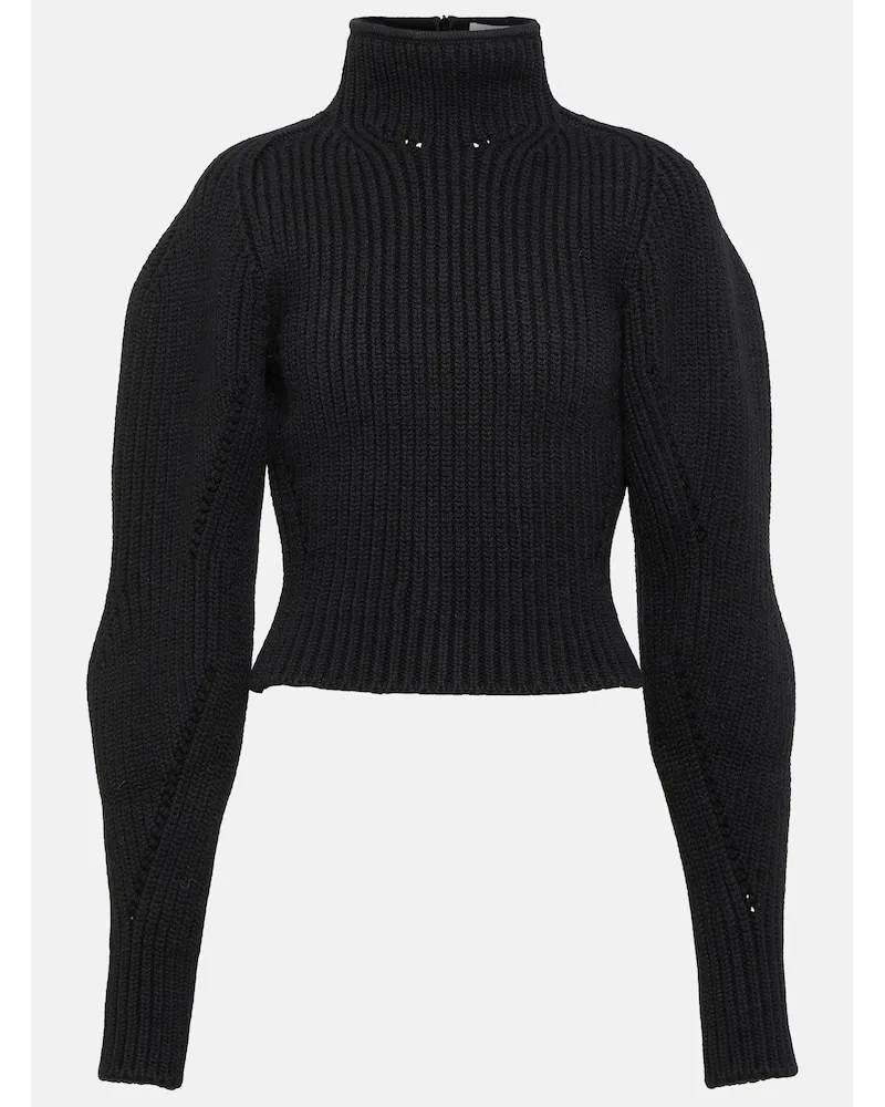 Alaïa AlaÃ¯a Dolcevita in misto lana Nero