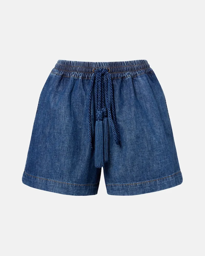 Valentino Garavani Shorts di jeans Blu
